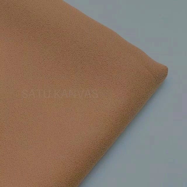 Rok Panjang Payung Jumbo Wanita Bahan Moscrape Premium Bawahan Cewek Remaja Kekinian-Thai Tea