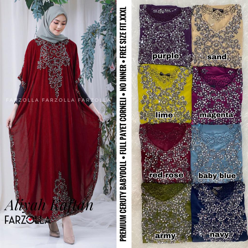 KAFTAN CERUTY- KAFTAN ALIYAH KAFTAN COUPLE IBU DAN ANAK BY FARZOLLA