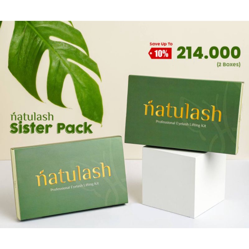 Natulash Original Indonesia | Professional Eyelash Lifting Kit | Paket Pelentik Bulumata | Pelentik 