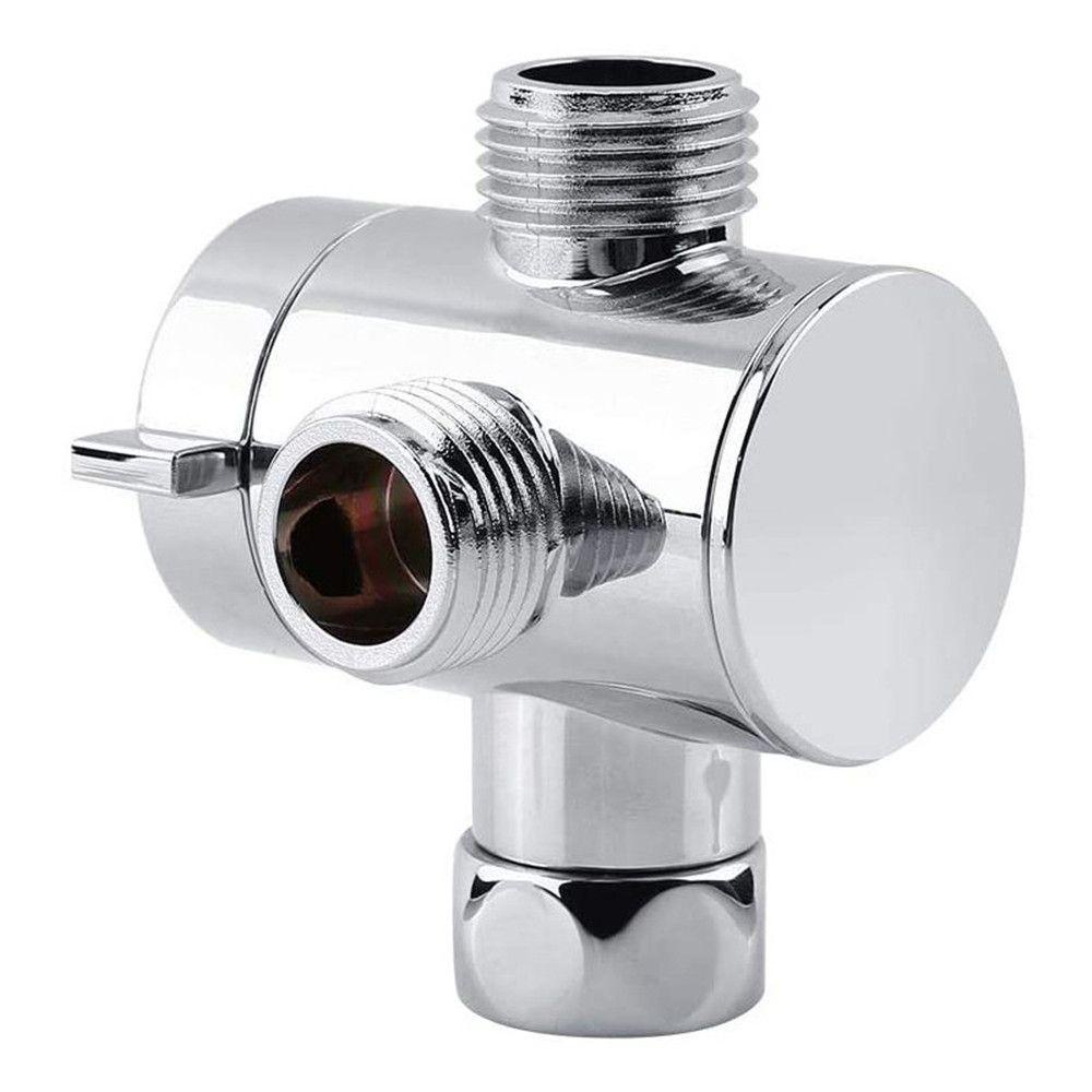 Saklar Toilet Konektor 3 Arah Atas1Per2Inci 3 Arah Adjustable Shower Head Shunt