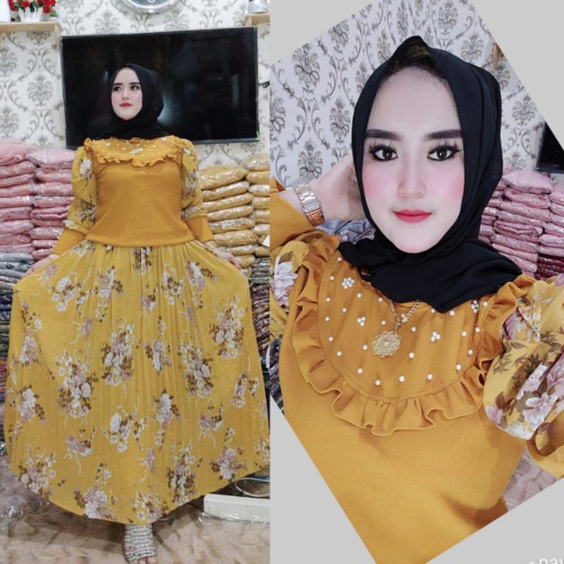 SET ROK FLOWER WHITE IMPORT