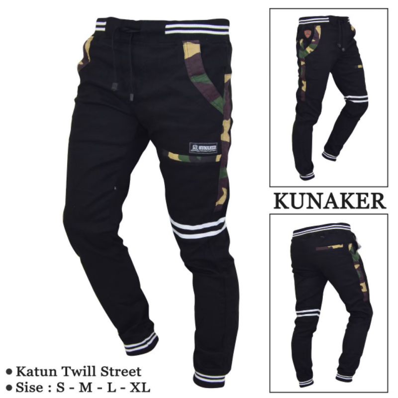 CELANA JOGER PRIA KATUN GARIS