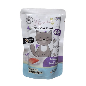 Makanan Kucing Flinnie Kitten Salmon 85gr