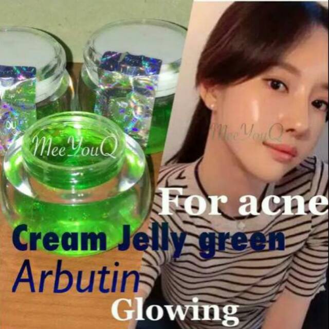 MeeYouQ Cream Jelly Green Arbutin / Jelly Acne + Holo MYQ