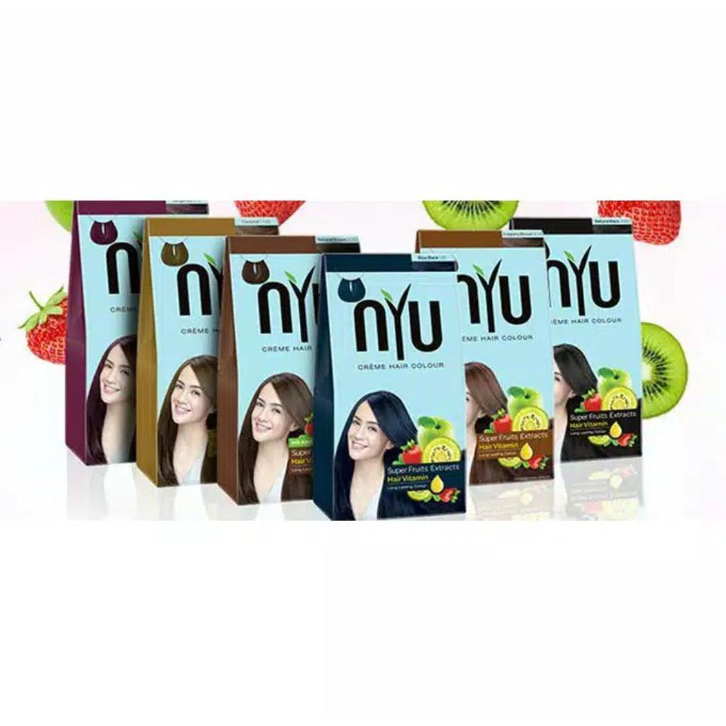 Jual Nyu Creme Hair Colour Nyu Pewarna Rambut No Ammonia Indonesia Shopee Indonesia