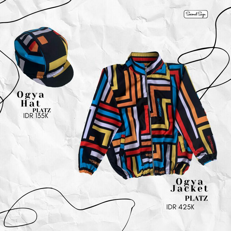 Ogya Hat Ogya Jacket by Second Sign jaket parasut olah raga
