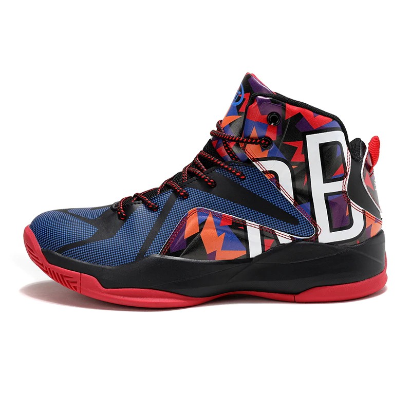 Sepatu basket laki-laki Big Size 47 Men High-top Basketball Shoes Men's Cushioning Light Shockproof