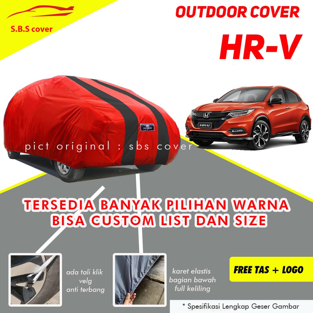 Body Cover Mobil HRV Sarung Mobil HR-V/Honda HRV/Sarung HRV/Cover HRV/Mantel Mobil HRV waterproof