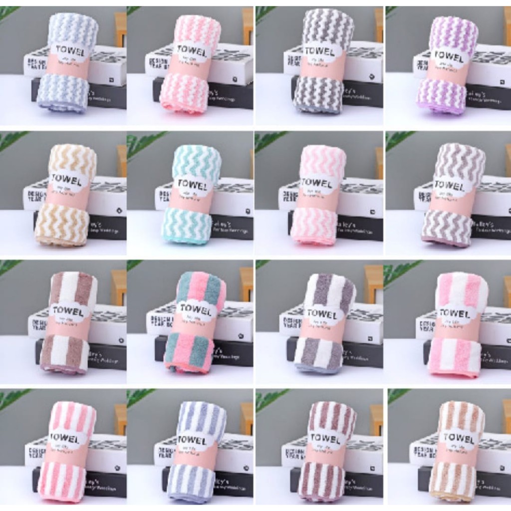 Handuk Motif Towel Joy Life Joy Natural Uk 140 x 70cm