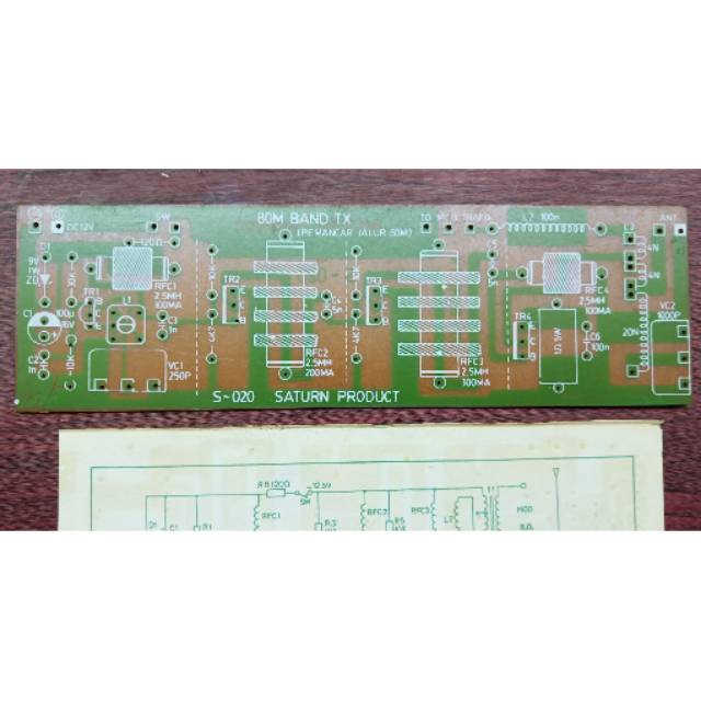 PCB Pemancar AM 80M Band