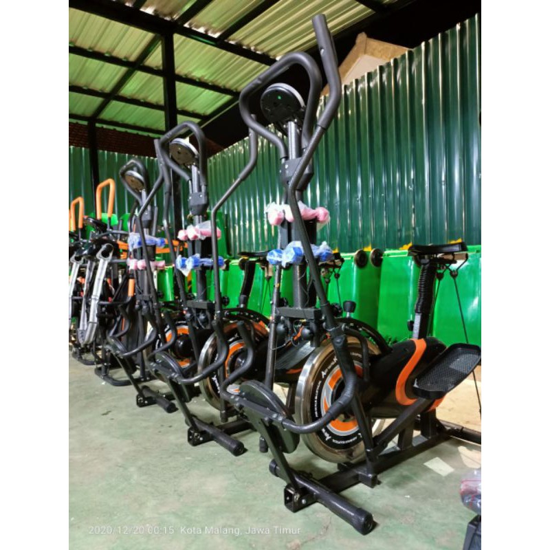 PROMO  ALAT OLAHRAGA FITNES SEPEDA ORBITRACK PLAT