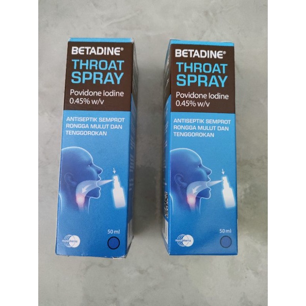 Betadine sore throat spray