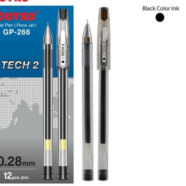 

[⚡COD⚡][D] Gel Pen Joyko GP-266 I TECH HITECH 2 (12pcs)