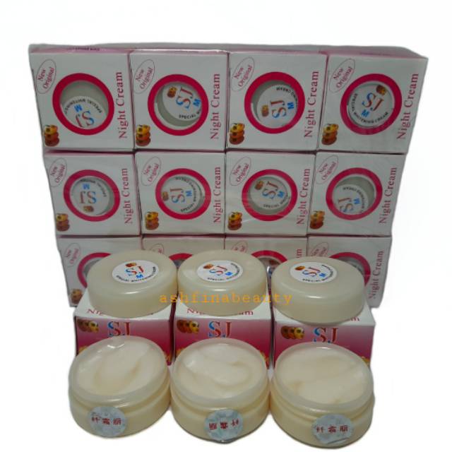 CREAM SJ TOPENG MALAM KWALITAS SUPER LUSINAN