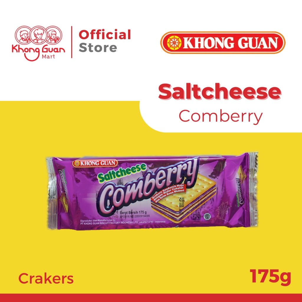 

KHONG GUAN Saltcheese Comberry Pack 175 Gram