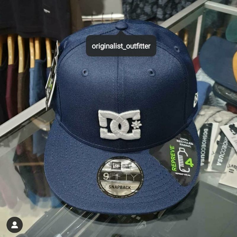 Topi DC Original New Era Cap Adjuster Light blue