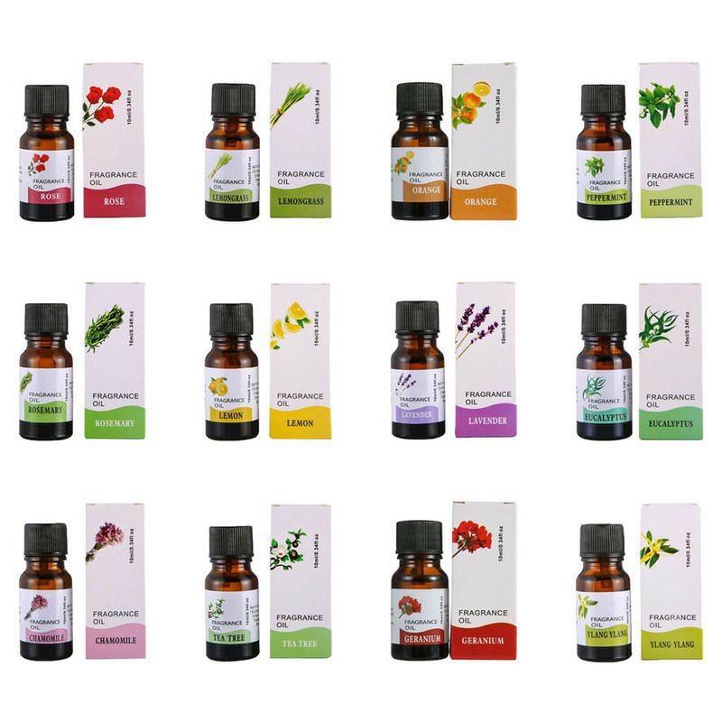 CHENF Pure Essential Fragrance Oils Minyak Aromatherapy Diffusers 10ml Peppermint