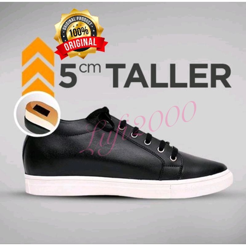 Sepatu Pria Casual Peninggi Badan/ Sepatu Kulit Pria/ Sepatu Kulit Asli