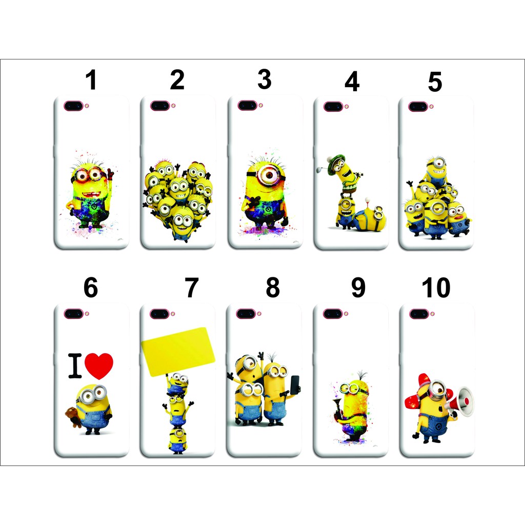 [HV-02]HARDCASE MINION CUTE FOR VIVO Y91 Y91C Y71 Y53 V5 OPPO SAMSUNG REALME XIAOMI