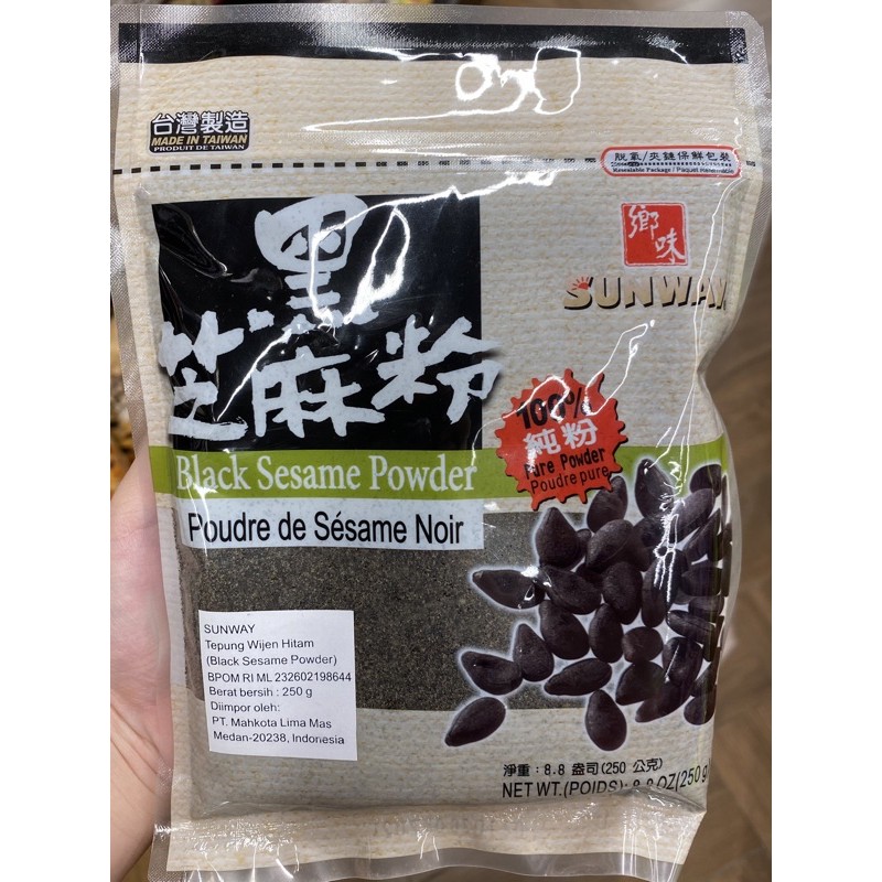 

Tepung wijen hitam sunway black sesame powder taiwan