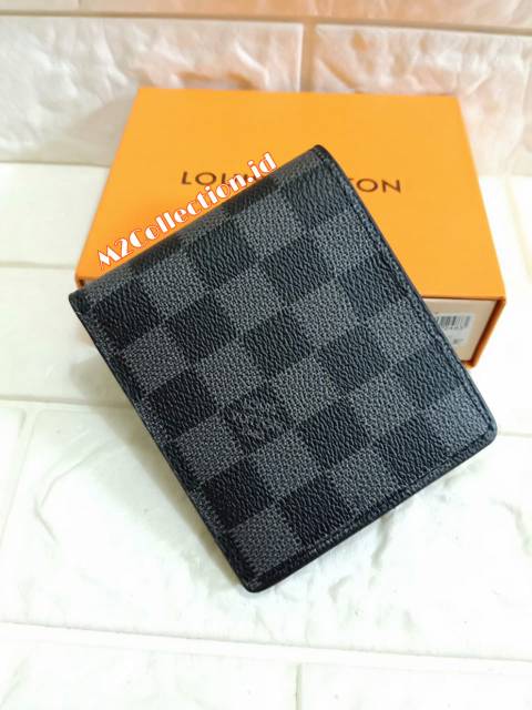 Dompet LV PREMIUM DAMIER BLACK