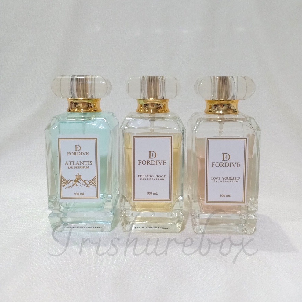 Fordive Share Decant Parfum Shelby Majestic 1970 Atlantis Feeling Good Love Yourself Parfum Travel S