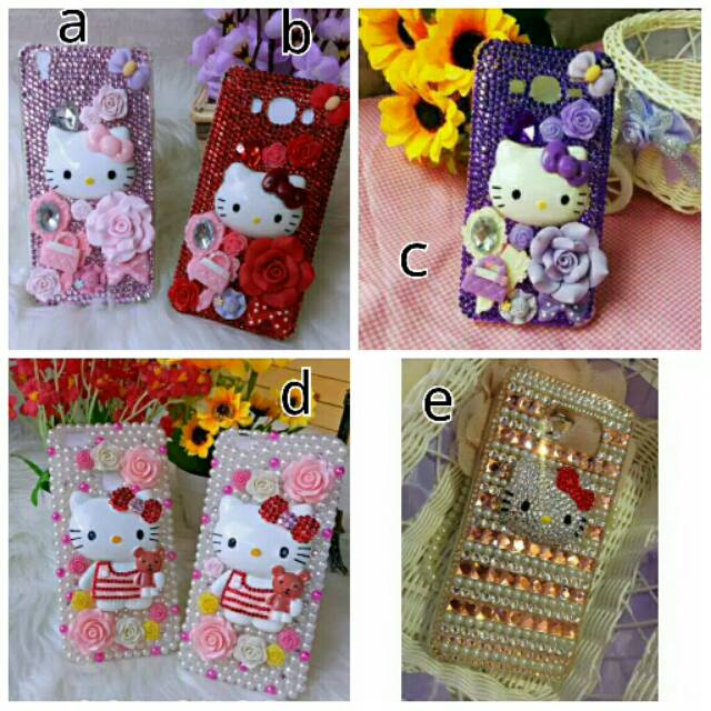 Handmade Softcase CaseBlink Casing Hp Asus Zenfone Live ZB501KL Zoom S ZE553KL Hellokitty Bunga Ungu