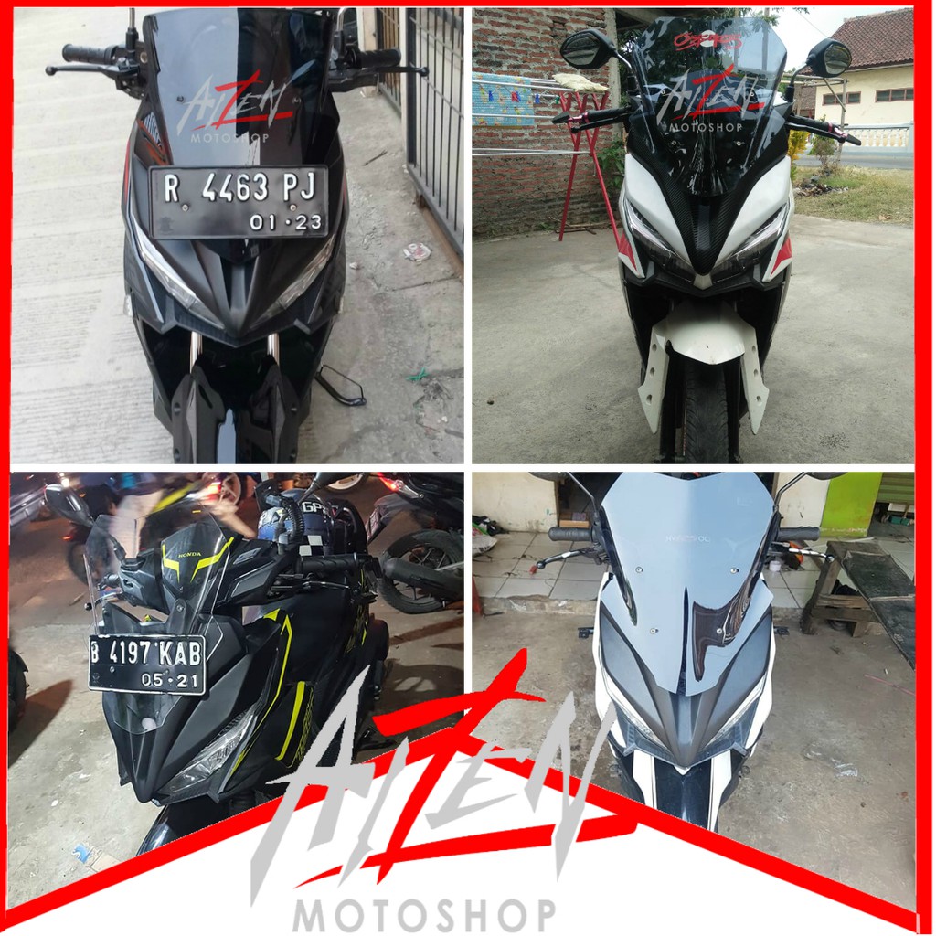 Topeng Dan Windshield Vario 125 LED DAN 150 LED