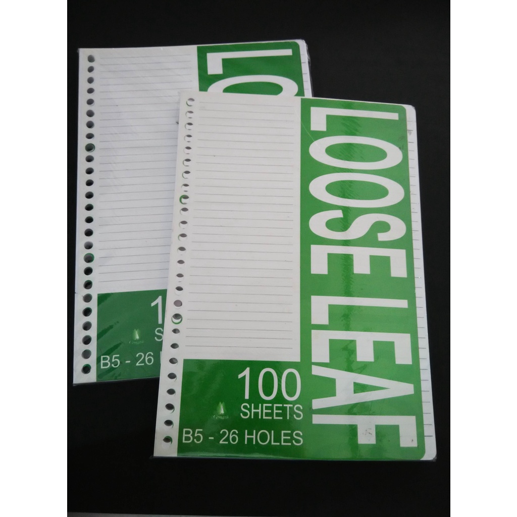

Kertas Binder / Loose Leaf Cemara uk. B5
