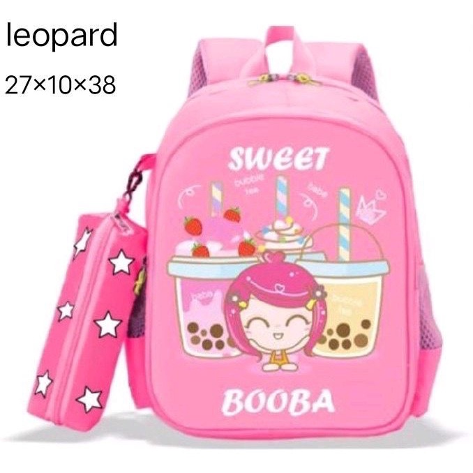 【BAYAR DITEMPAT】NEW !! TAS PUNGGUNG RANSEL FASHION BOBA / BACKPACK IMPORT TAS GENDONG KOREA TERBARU / TAS ANAK