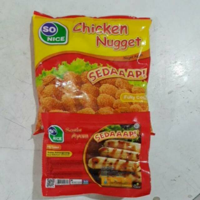 

PAKET So Nice (Nugget 250gr & Sosis 375gr)