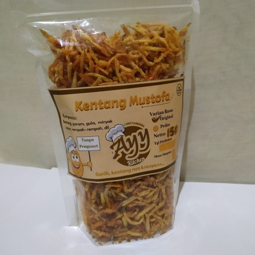 

[150 gr] Kentang Mustofa Gurih Kresss