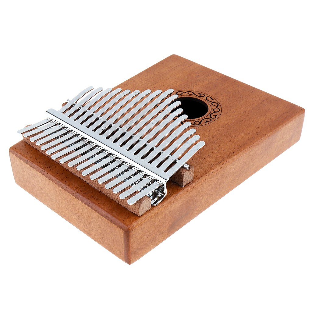 Kalimba Piano Jempol 17 Kunci Bahan Kayu Mahoni