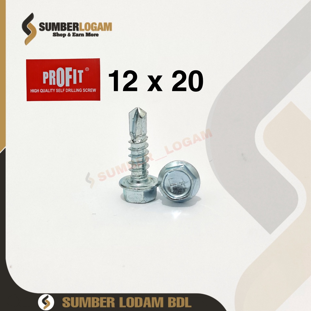 SKRUP / SEKRUP BAJA RINGAN 12X20 PROFIT