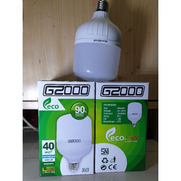 Lampu Led 40 Watt G2000 Lampu 40W  Lampu Bolham