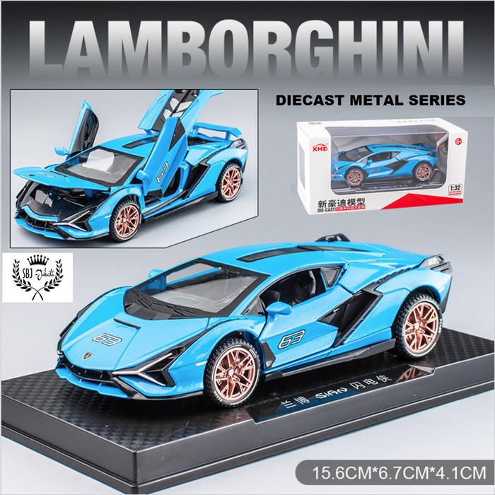 DIECAST Miniatur MOBIL Lamborghini SIAN Skala 1:32 Metal Collection