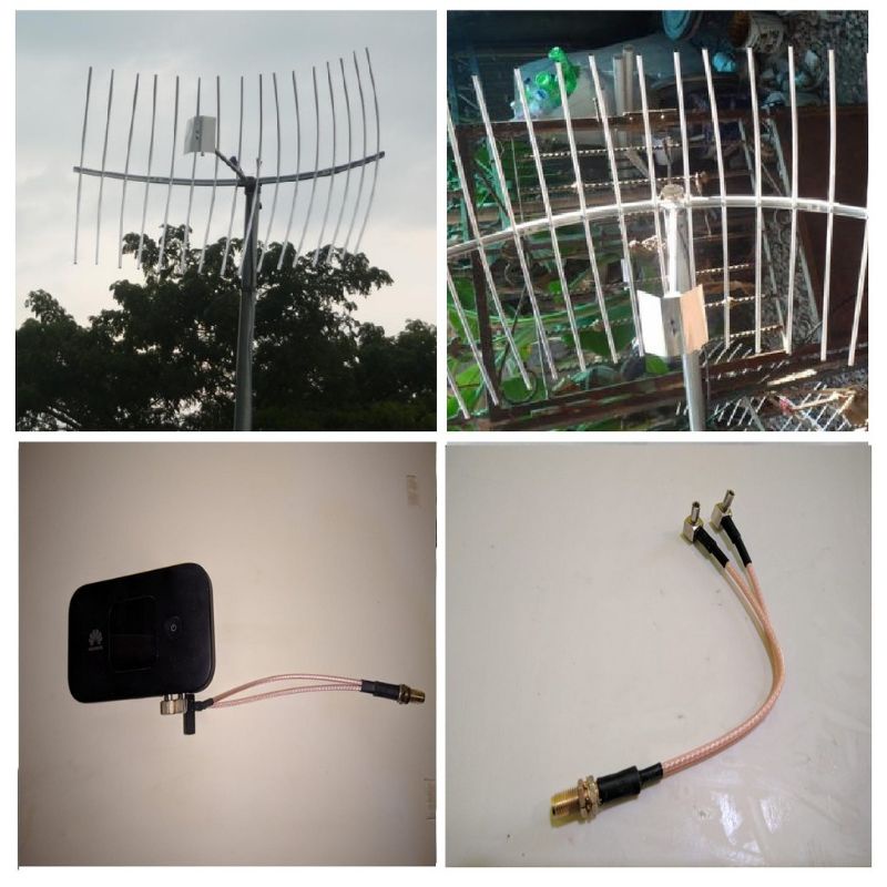 Antena Modem Mifi NetGear Pigtail Ganda Ts9 Antena Sinyal Grid 2 pigtail TS9