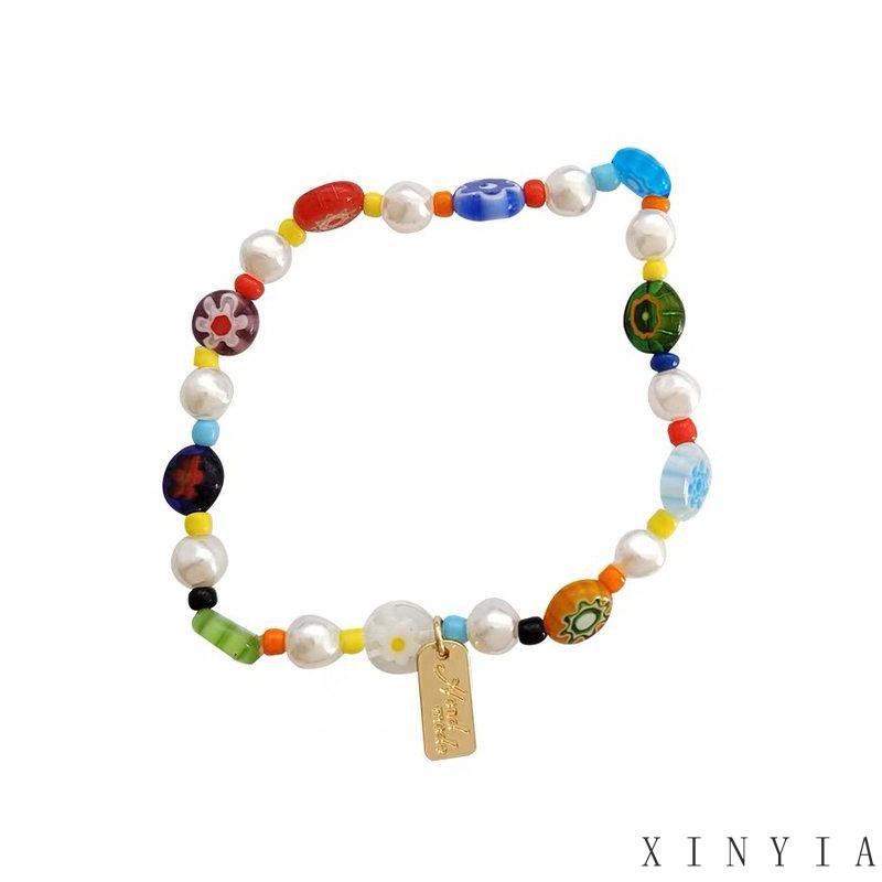 Gelang Tangan Warna Permen Gaya Retro Untuk Wanita