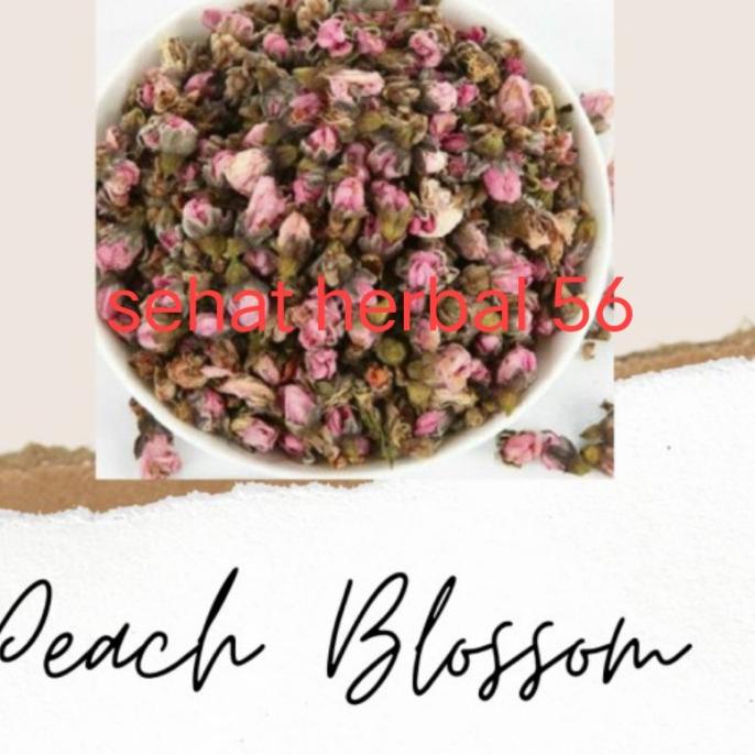 

[COD] peach Blossom flower tea 100gram / teh bunga peach Blossom [COD]