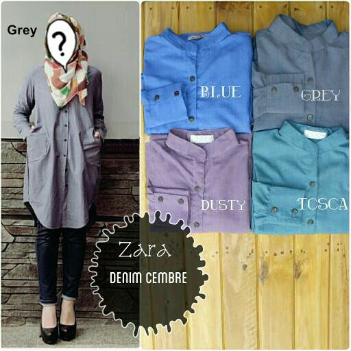 Tunik denim cembre