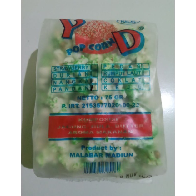 

POP CORN ENAK DAN RENYAH (minimal order 5 pcs)