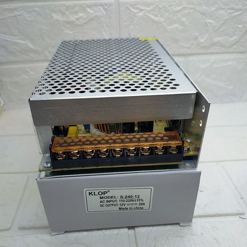 Power Supply 12v 20A jaring