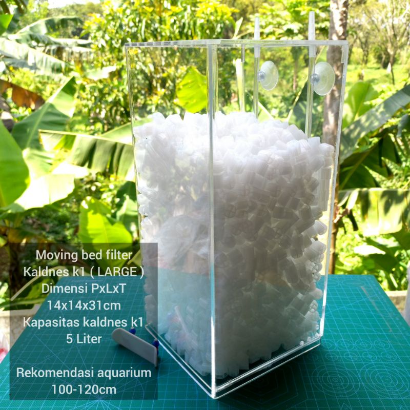 moving bed filter kaldnes k1 ( LARGE ) with kaldnes k1 5liter