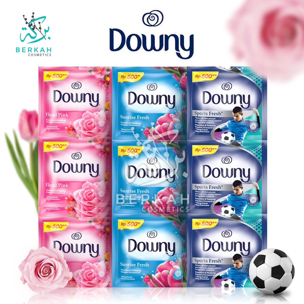 Downy Pelembut dan Pewangi Pakaian Sachet [Isi 12pcs]