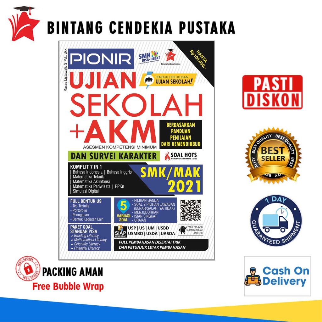 PIONIR UJIAN SEKOLAH + AKM & SURVEI KARAKTER SMK/MAK 2021