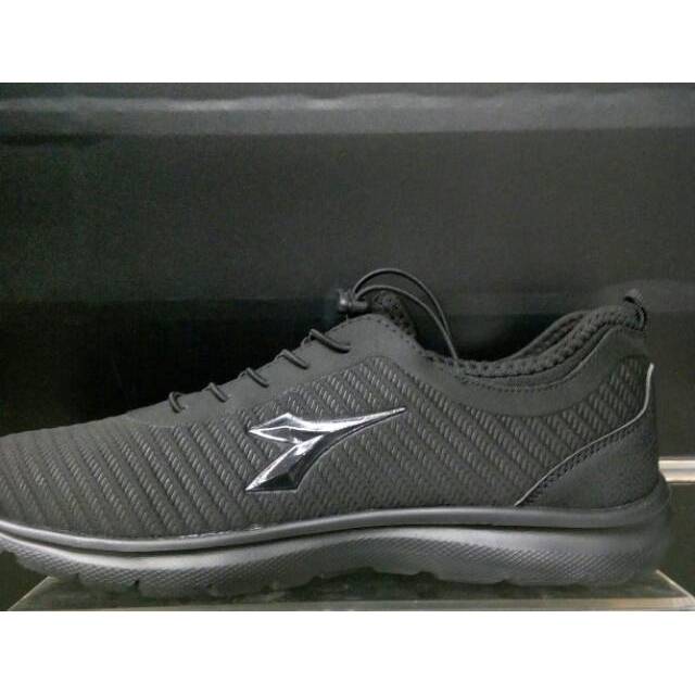 Running Gioni Mono Black Men Full Hitam 