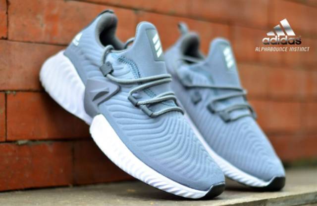 Sepatu Sneaker Adidas Alphabounce Instinct Premium Sepatu Olahraga Running Pria Murah Sepatu Santai