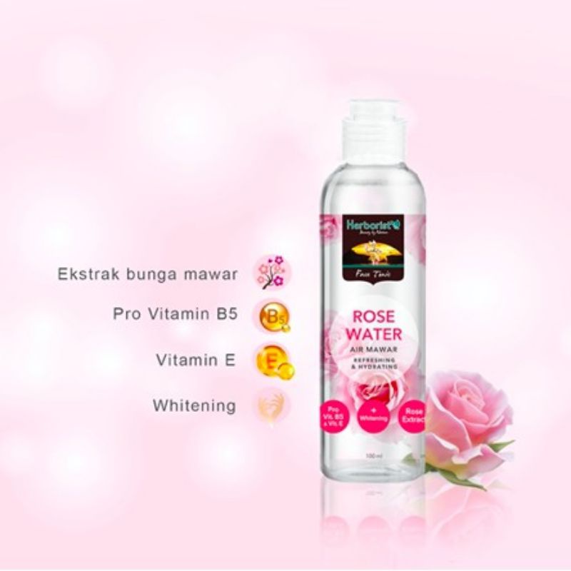 `ღ´ PHINKL `ღ´ 𝕙𝕖𝕣𝕓𝕠𝕣𝕚𝕤𝕥  Herborist Rose Water air mawar penyegar wajah membersihkan kulit