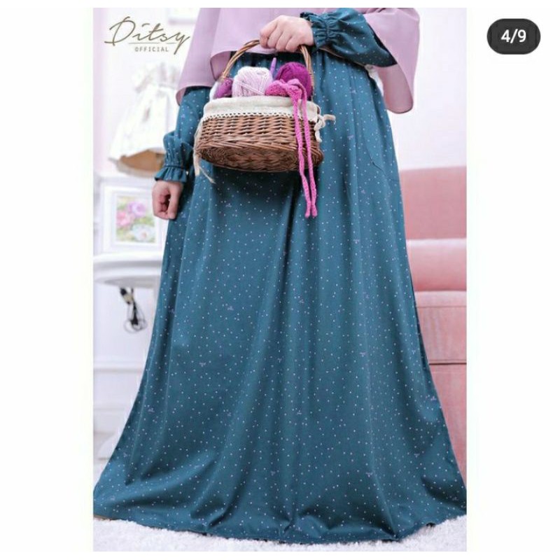 punto green nightgown by ditsy