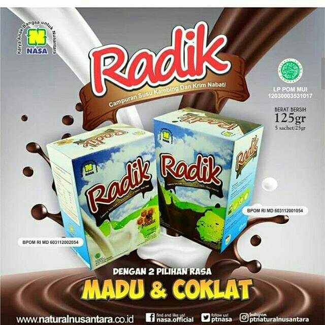 

Natural Susu Kambing .susu RADIK produk Asli NASA